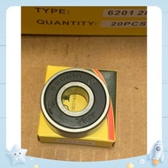[Real photo] 2 bearings 6201 2RS JUF BEARING ISO9001 ISO14001