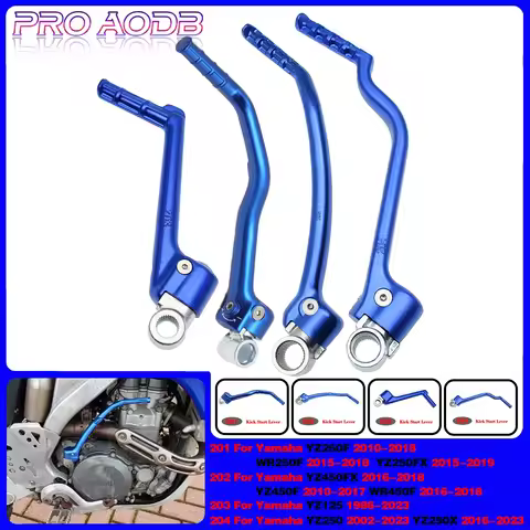 Motorcycle CNC Forged Kick Start Starter Lever Pedal For Yamaha YZ WR 125 250 250X 250F 250FX 450F 4
