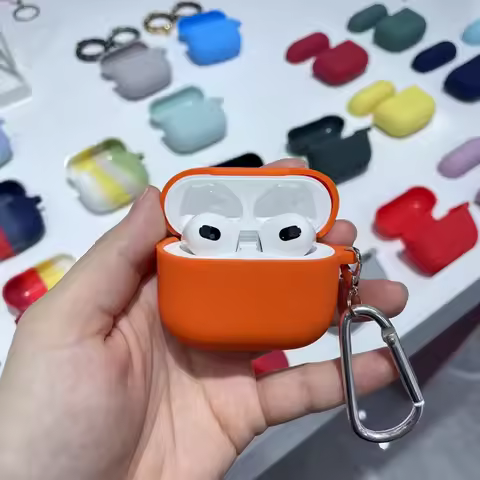 Soft Silicone Earphone Covers for Apple airpods 3/4 case Protective Headphones airpods4/3 Cases For 