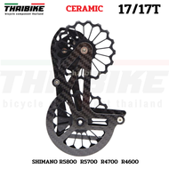 ขาเเต่งตีนผีจักรยานแบบเซรามิค WAL รองรับ SHIMANO 105. รหัส 5800 5700 4700 4600