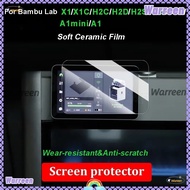 WARREEN Screen Protective Film, No Glue Residue Wear-resistant Screen Protector, Soft Anti-scratch  