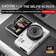 64MP Digital Camera 180° Flip Screen 18X Digital Zoom Camera Photography WIFI 4K HD Video Vlog ccd c
