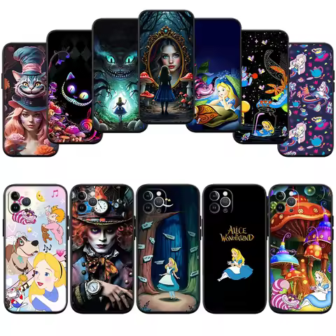 Alice in Wonderland Cat Princess Case for Motorola Edge 60 60s 70 G86 G56 G54 E14 G04S G45 G54 G64 S