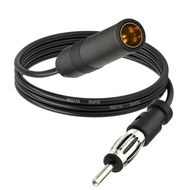 Kabel Sambungan Antena Radio Kereta 1.2m 48inci Kenderaan AM FM Radio Antena Kord Sambungan Palam DI