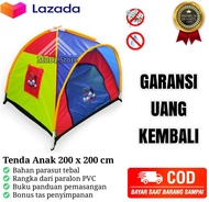 Tenda Camping Anak Jumbo 200x200 cm / Tenda Anak Karakter Jumbo