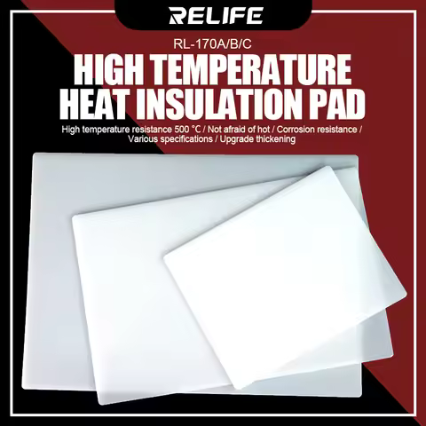 RELIFE Heat Insulation Pad Silicone Soldering Mat Repair Work Pad Desk Platform for BGA Soldering St