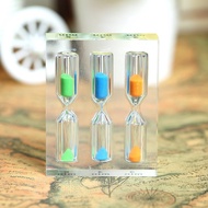 Small Acrylic Timer Hourglass 3/4/5min Glass Sand Sandglass For Tea/Cafe Birthday Xmas Child Gift  T