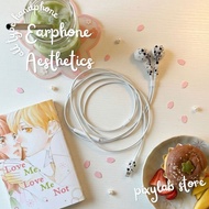 [ PIXYLAB ] Earphone Jirai Kei Gothic Cosplay Gothic Lolita Premium Cable Headset Samsung Cable ipho