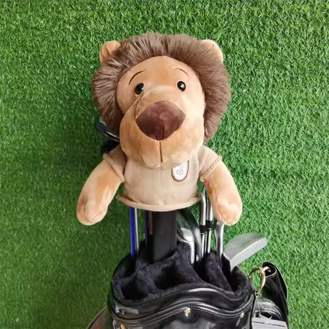 Plush Golf Lion Driver Headcover 460cc DR FW Fairway Wood Head Cover Drop Shipping
