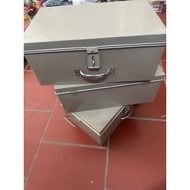 Corrugated iron storage box size 45cm x 29cm x19cm