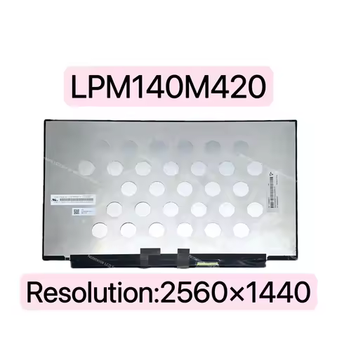 LPM140M420 B140QAN02.0 Original Laptop LCD Screen Replacement Panel Matrix WQHD 2560*1440 IPS For Th