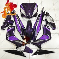 Yamaha LC 135 V1 Coverset Lc 135 Body Cover Set Purple Black Exciter RC Gp Vietnam 217