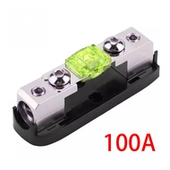 Car Audio Fuse Power Fuse Holder 30-150A Stereo Audio Single Way AGU Fuse Holder Power Distribution