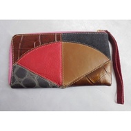 Preloved patchwork Genuine Leather Wallet/hp Wallet