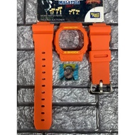SET PETAK OREN NARUTO  BNB + BUCKLE JAPAN + BACKLIGHT (SESUAI UTK DW5600/GB5600/GWX5600/GWB5600)