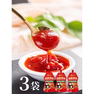 Lee Kum Kee Tomato Sauce 320g * 3 Bags Ketchup Dipped French Fries Mixed Pasta Luo Song Soup