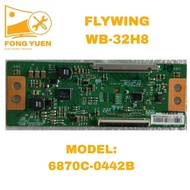 FLYWING TV TCON BOARD WB-32H8 (Version-1)