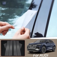 B Pillars TPU Car Protective Film For AUDI Q3 8U F3 Sportback Q4 E-TRON Q5 Q7 Q8 Q2 Transparent Body