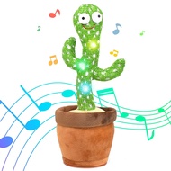 Talking cactus toy squirming singing plush electric talking cactus 15-second recorder toy