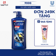 Clear Men Deep Cleanse Sạch Sâu Dầu Gội Sạch Gàu 900g