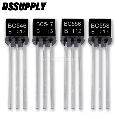 50PCS BC546B TO-92 Transistors BC547B BC556B BC558B TO92 BC546 BC547 BC556 BC558