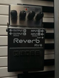 Boss rv 6 reverb pedal
