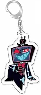 Cartoon Anime Pendant Keychains Holder Car Key Ring Mobile Phone Bag Hanging Cute Kawaii Chibi Hazbi