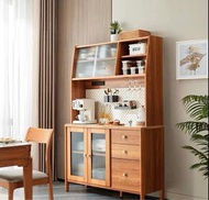 實木腳餐邊櫃廚房客廳收納儲物靠牆櫃子