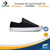 Converse รองเท้าผ้าใบ รองเท้าหุ้มส้น ผ้าใบหุ้มส้น UX Jack Purcell Canvas OX 164056CBK CR [CORE] / 164057CWW CR [CORE] / 168518C / 168676C [มีสี่สี] [ลิขสิทธิ์แท้] Collection (2600)