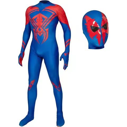 Anime Movie Hero 2099 Miguel O'Hara Cosplay Costumes Sable Adult Kids Unisex Mask Suit Appeal Bodysu