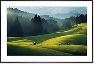 WOFFMX 18x27 Aluminum Metal Photo Frame, Fit 15x24 inch Photos with Mat or 18x27 without Mat，15x24 B