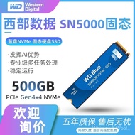WD/Western Digital SN5000 Baharu 500G Western Digital Pemacu Keras PCIE4.0 NVME SSD Pemacu Keadaan P