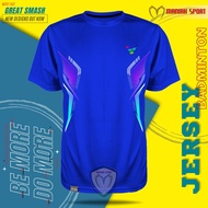 BADMINTON T-SHIRT FALCON-02 SERIES PREMIUM JERSEY DTF SCREEN PRINTING