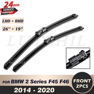 Wiper Front Wiper Blades For BMW 2 Series F45 F46 216i 218i 220i 225i 225xe 216d 218d 220d 2014-2020
