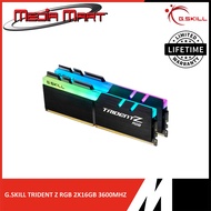 G.SKILL TRIDENT Z  RGB DDR4 (2X8GB)(2X16GB) 3600MHZ