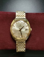 珍罕60年代Omega 奥米茄seamaster cosmic 2000 18k gold plated 日历自動手表