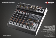 602-RV MIXER 6 CHANNEL DBVOICE ORIGINAL / MIXER 6 CHANNEL / 602RV DBVOICE / 602 RV DBVOICE