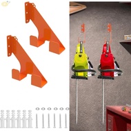 2 PCS Wall Mounted Chain Saw Bracket Chain Saw Accessories Electric Saw Hook