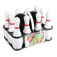 1 Set Bowling Set for Kids & Adults 2 Ball with 10 Pins for Family Kids and Adults Backyard Skittles