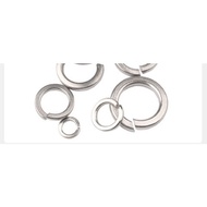 Spring Pad 304 Stainless Steel Open Spring Washer Washer Washer Washer M2M3M4M5M6M8M10-M3/Spring Loc
