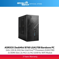 ASROCK DeskMini B760 LGA1700 Barebone PC