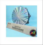 Tamborin / Tambourine Hologram 10" double ring ROLLING Original