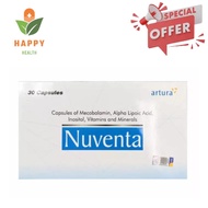 [ Exp 7/2026 ] ARTURA NUVENTA CAPSULES 30'S - MECOBALAMIN, B-COMPLEX FOR NERVES AND MUSCLES