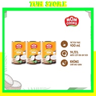 3 Cans of MOMCOOKS Cocoxim Fresh Coconut Juice 400ml,Chefs Choice-TUH