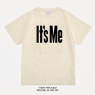 S-5XL Ready Stock ILLIT korean style ITS ME 100% cotton combat t-shirt