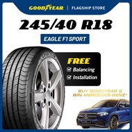 Goodyear 245/40R18 Eagle F1 Sport Tyre (Worry Free Assurance) - C-Class & Inch up