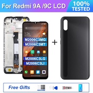 6.53" Display For Xiaomi Redmi 9A 9C M2006C3LG M2006C3MG LCD With Touch Sreen Back Rear Housing Cove
