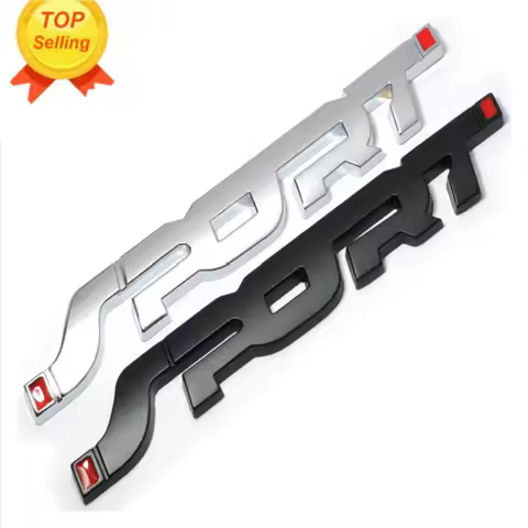 3D Metal Car Trunk Racing SPORT Emblem Badge Decal Sticker For Citroen C4 C5 C3 Picasso Xsara Berlin