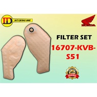 FILTER SET / 16707-KVB-S51 / HONDA RS150R