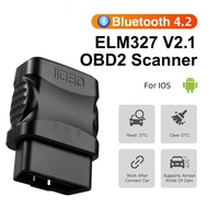 For Android/IOS ELM327 V2.1 Car Engine Fault Code Reader OBD2 Scanner Bluetooth 4.2 Car Dignostic Sc